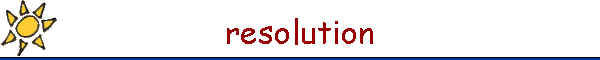 resolution
